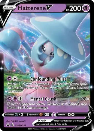 Hatterene V (SWSH055) [Sword & Shield: Black Star Promos] Pokémon