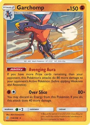 Garchomp (114/236) (Theme Deck Exclusive) [Sun & Moon: Unified Minds] Pokémon