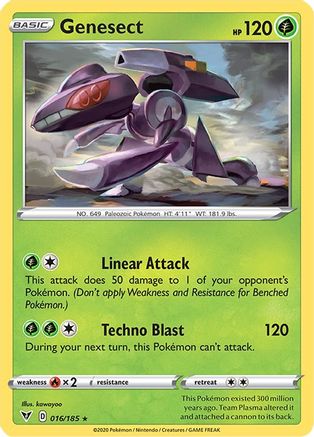 Genesect (016/185) [Sword & Shield: Vivid Voltage] Pokémon