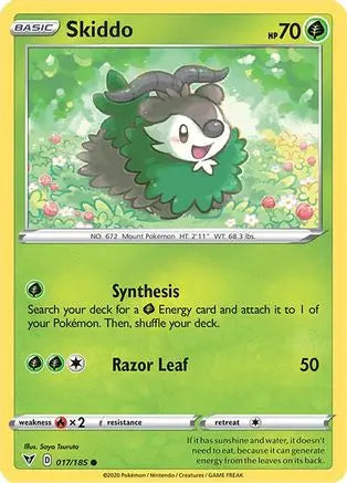 Skiddo (017/185) [Sword & Shield: Vivid Voltage] Pokémon