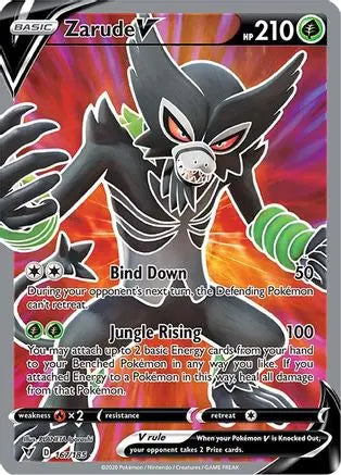 Zarude V (167/185) [Sword & Shield: Vivid Voltage] Pokémon