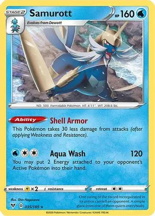 Samurott (035/185) [Sword & Shield: Vivid Voltage] Pokémon