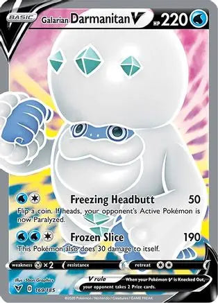 Galarian Darmanitan V (169/185) [Sword & Shield: Vivid Voltage] Pokémon