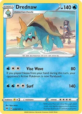 Drednaw (039/185) [Sword & Shield: Vivid Voltage] Pokémon