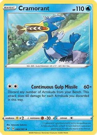 Cramorant (040/185) [Sword & Shield: Vivid Voltage] Pokémon
