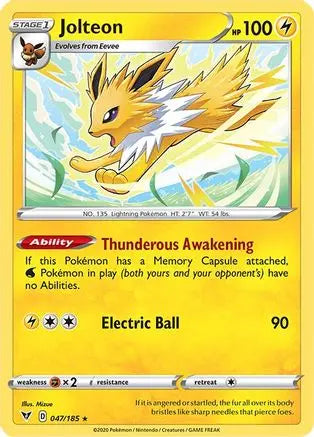 Jolteon (047/185) [Sword & Shield: Vivid Voltage] Pokémon