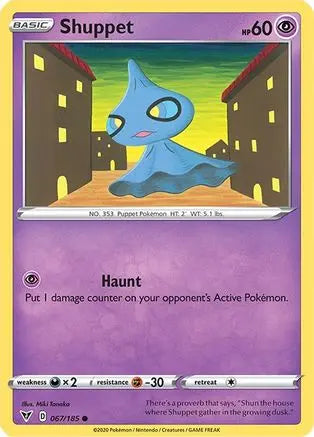 Shuppet (067/185) [Sword & Shield: Vivid Voltage] Pokémon