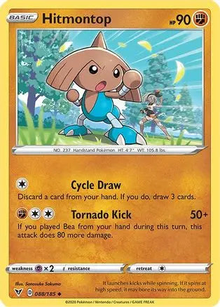 Hitmontop (088/185) [Sword & Shield: Vivid Voltage] Pokémon