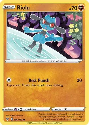 Riolu (090/185) [Sword & Shield: Vivid Voltage] Pokémon