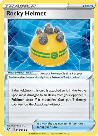 Rocky Helmet (159/185) [Sword & Shield: Vivid Voltage] Pokémon