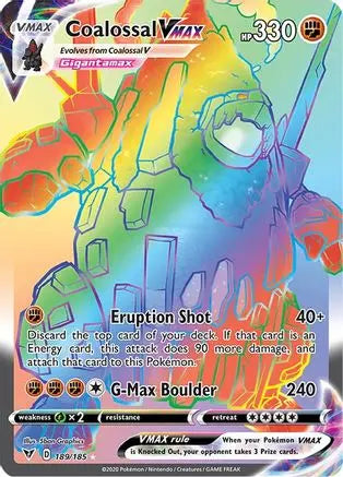Coalossal VMAX (189/185) [Sword & Shield: Vivid Voltage] Pokémon