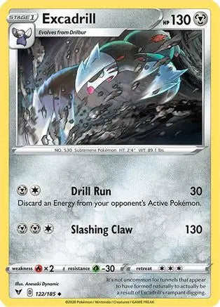 Excadrill (122/185) [Sword & Shield: Vivid Voltage] Pokémon