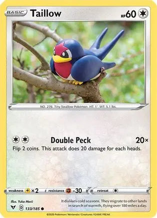 Taillow (133/185) [Sword & Shield: Vivid Voltage] Pokémon