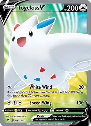 Togekiss V (178/185) [Sword & Shield: Vivid Voltage] Pokémon