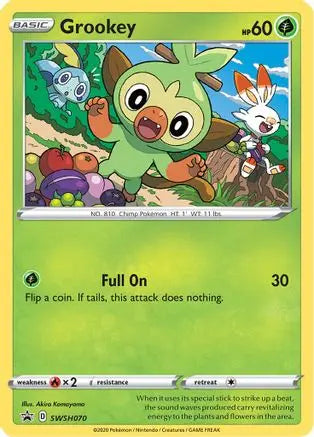 Grookey (SWSH070) [Sword & Shield: Black Star Promos] Pokémon