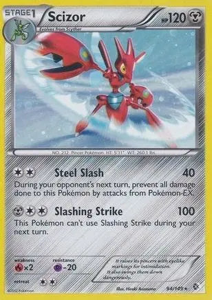 Scizor (94/149) (Cosmos Holo) (Blister Exclusive) [Black & White: Boundaries Crossed] Pokémon