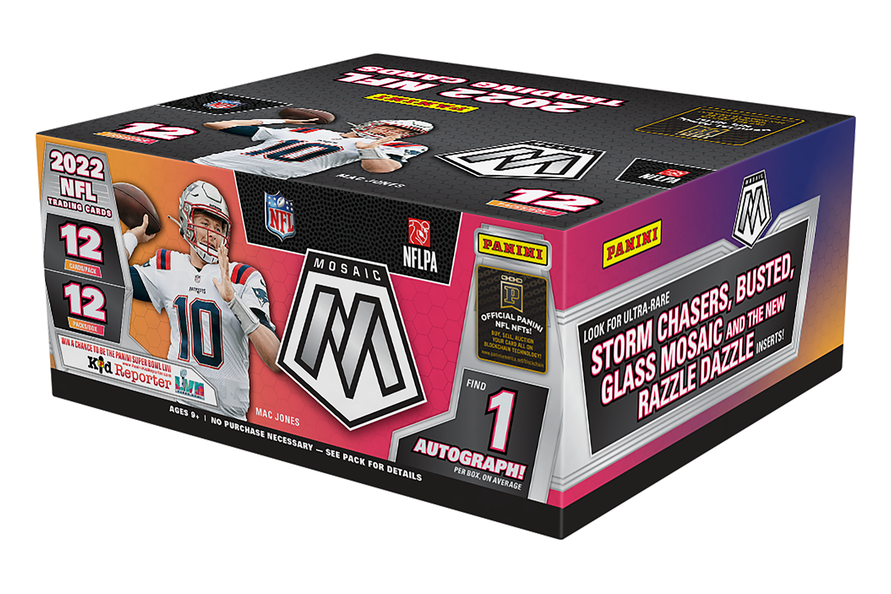 2022 Panini Mosaic NFL Trading Card Box (No Huddle)
