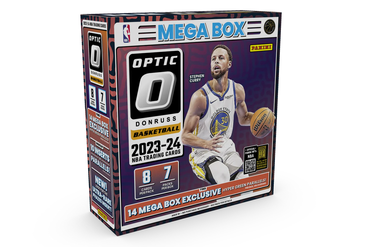 2023-24 Panini Donruss Optic Basketball Hobby Mega Box (Hyper Green Parallel)