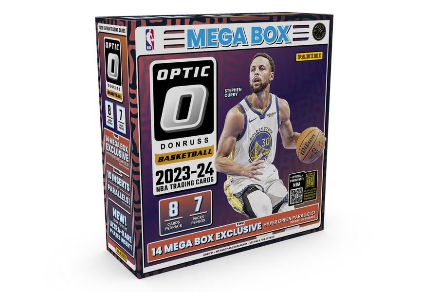 2023-24 Panini Donruss Optic Basketball Hobby Mega Box (Hyper Green Parallel)