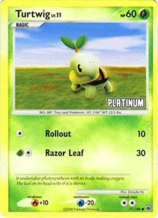 Turtwig (77/100) [Burger King Promos: 2009 Collection] Pokémon