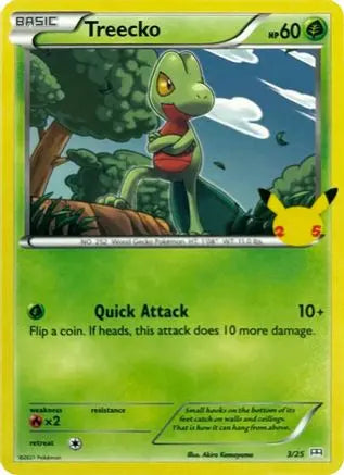 Treecko (3/25) [McDonald's 25th Anniversary] Pokémon