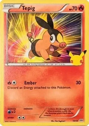 Tepig (13/25) [McDonald's 25th Anniversary] Pokémon