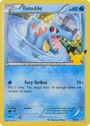 Totodile (18/25) [McDonald's 25th Anniversary] Pokémon