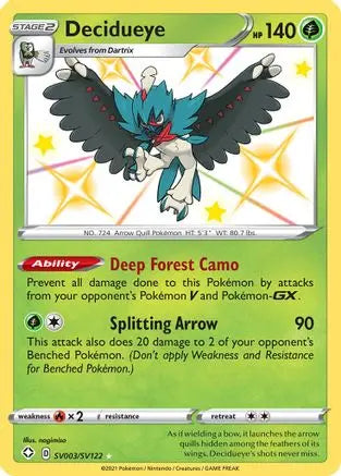 Decidueye (SV003/SV122) [Sword & Shield: Shining Fates] Pokémon