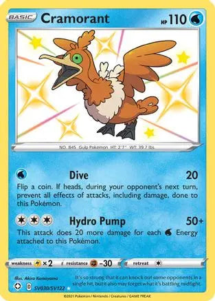 Cramorant (SV030/SV122) [Sword & Shield: Shining Fates] Pokémon