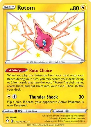 Rotom (SV038/SV122) [Sword & Shield: Shining Fates] Pokémon