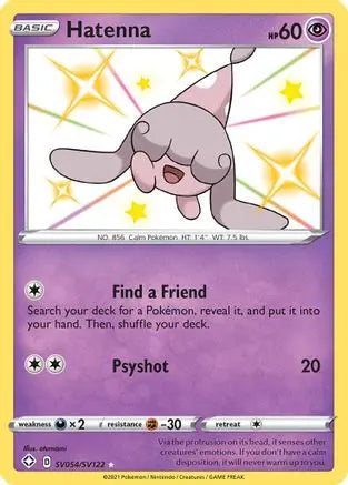 Hatenna (SV054/SV122) [Sword & Shield: Shining Fates] Pokémon