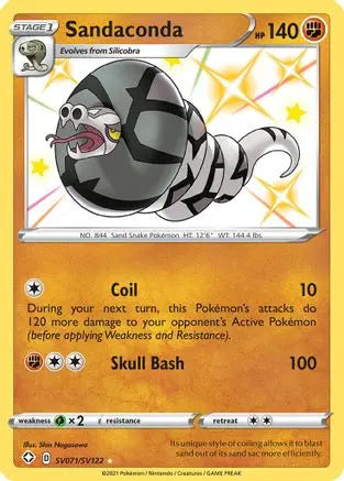 Sandaconda (SV071/SV122) [Sword & Shield: Shining Fates] Pokémon