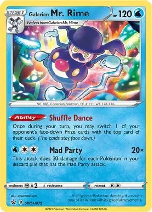 Galarian Mr. Rime (SWSH079) [Sword & Shield: Black Star Promos] Pokémon