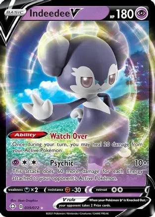 Indeedee V (039/072) [Sword & Shield: Shining Fates] Pokémon