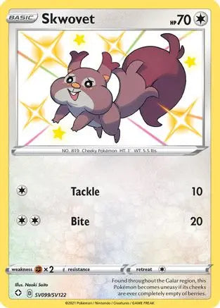 Skwovet (SV099/SV122) [Sword & Shield: Shining Fates] Pokémon