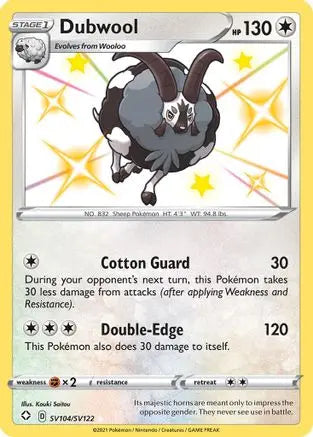 Dubwool (SV104/SV122) [Sword & Shield: Shining Fates] Pokémon