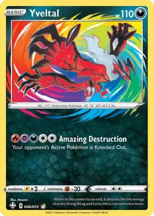 Yveltal (046/072) [Sword & Shield: Shining Fates] Pokémon