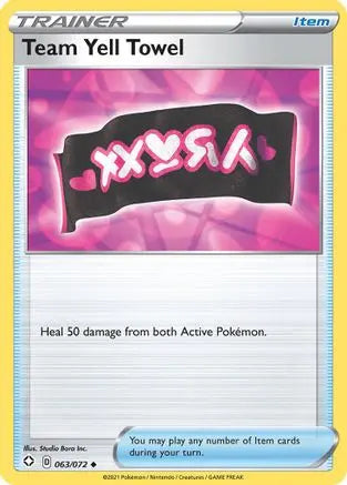 Team Yell Towel (063/072) [Sword & Shield: Shining Fates] Pokémon