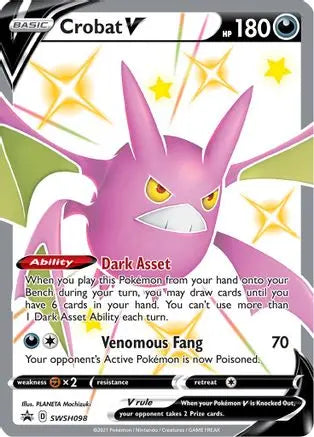 Crobat V (SWSH098) [Sword & Shield: Black Star Promos] Pokémon