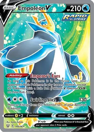 Empoleon V (145/163) [Sword & Shield: Battle Styles] Pokémon