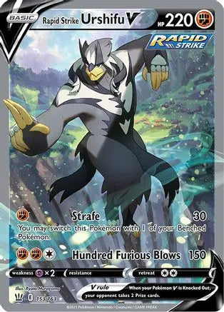 Rapid Strike Urshifu V (153/163) [Sword & Shield: Battle Styles] Pokémon