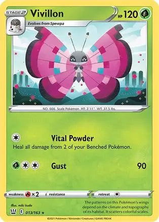 Vivillon (013/163) [Sword & Shield: Battle Styles] Pokémon