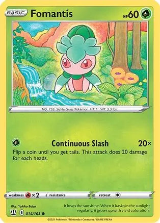 Fomantis (014/163) [Sword & Shield: Battle Styles] Pokémon