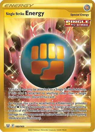Single Strike Energy (183/163) [Sword & Shield: Battle Styles] Pokémon