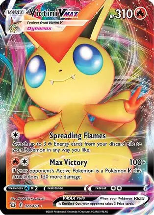 Victini VMAX (022/163) [Sword & Shield: Battle Styles] Pokémon