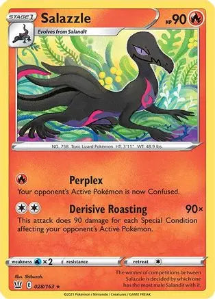 Salazzle (028/163) [Sword & Shield: Battle Styles] Pokémon