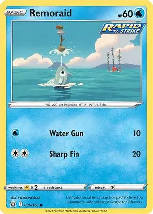 Remoraid (036/163) [Sword & Shield: Battle Styles] Pokémon