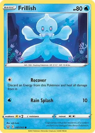 Frillish (041/163) [Sword & Shield: Battle Styles] Pokémon