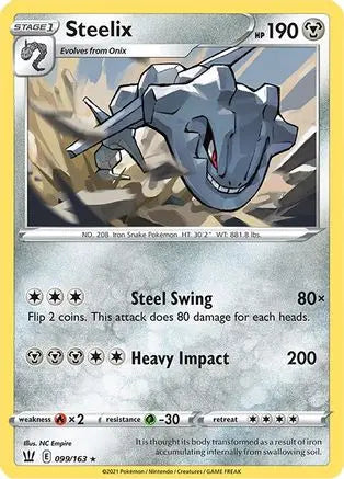 Steelix (099/163) [Sword & Shield: Battle Styles] Pokémon
