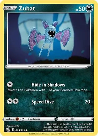 Zubat (089/163) [Sword & Shield: Battle Styles] Pokémon